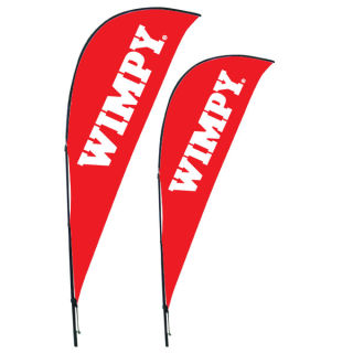 Tear Drop / Shark Fin Banners